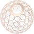 Angoily Crystal Lampshade 6.3 Inch Iron Art Ceiling Light Shade Decorative Glass