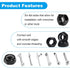Yinpecly 150Pcs M3 0.5mm M3 x Nylon Insert Hex Lock Nuts Carbon Steel Zinc Plated Locknuts Self-Locking Nut Metric