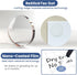 Clever Clean Non-Magnetic Dry Erase Calendar for Fridge, Reusable with 6 Markers, Sticks to Smooth Surfaces