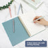 Ddaowanx Gel Pens, 0.5mm Fine Point Quick Dry Blue Ink, Cute Colorful Barrel Smooth Writing Pen, 6 Pcs