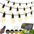 FUANXIEI Solar Lights Outdoor Patio Lights: S14 10M 33FT Solar Powered Remote Control