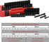 3/8" Set, 49 (5/16-Inch 3/4-Inch 8-22 mm), 6 Set CASOMAN Drive Impact Socket Piece Standard SAE and Metric Sizes
