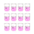 Upgrated 10ml Beaker Set, 12pcs Low Form Glass Beakers, 3.3 Boro with Printed Graduation