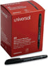 Universal UNV07074 Fine Bullet Tip Pen-Style Permanent Marker, Black, 60/Pack