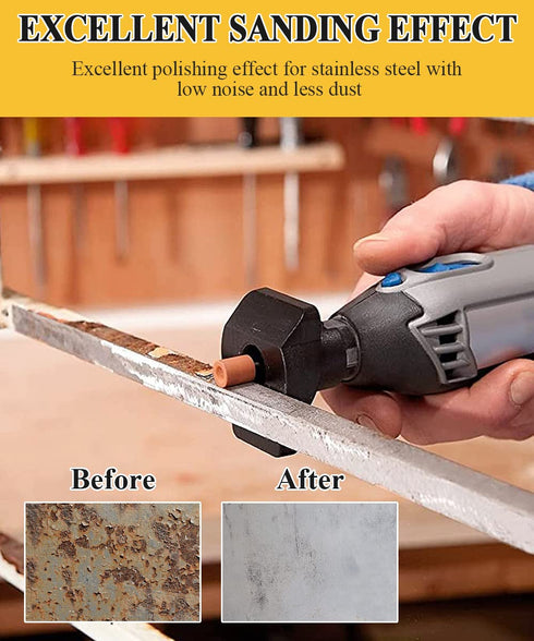 Sanding Bits for Dremel Rotary Tool, 42Pcs Grinding Stone Sanding Drill Bits with 1/8" Shank