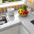 Glossy Marble Paper for Countertop, Waterproof Peel and Stick Wallpaper Granite Sticker 15.7 197 Easy to Install