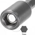 uxcell Quick-Change Nut Driver Bit, 1/4" Hex Shank 7mm Magnetic Nut Setter Drill Bits, 1.89" Length