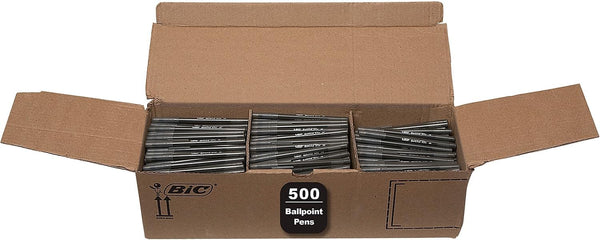 BIC Round Stic Medium 500CT BLK