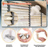 Tanstic 200Pcs 0.62 Inch/0.78 Inch Plantation Shutter Repair Kit, Includes Spring Loaded Shutter Pins, Tilt Rod Louvers