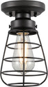 Westinghouse 6130700 Bandera Vintage-Style 5 Inch, One Light Semi-Flush Mount Ceiling Fixture,