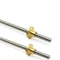 2PCS 400mm Tr8x8 Lead Screw with T8 Brass Nut for LCD DLP SLA 3D Printer Z Axis and CNC Machine (Acme Thread)