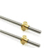 2PCS 400mm Tr8x8 Lead Screw with T8 Brass Nut for LCD DLP SLA 3D Printer Z Axis and CNC Machine (Acme Thread)