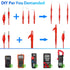 Linkstyle 25PCS Back Probe Kit, Multimeter Back Probes Pin 4mm Banana Plug to Alligator Clip