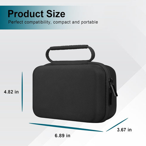Canboc Carrying Case for SUPVAN T50M Pro Bluetooth Label Maker, Portable Mini Thermal Inkless Labeler, Black
