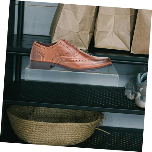 2Pcs Zerodeko Clear Wall Shelf for Shoes Rack Space Saving Storage for Sneakers and Heels Shoe Mount for Retail