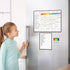 CLEVER CLEAN 14.5"x11" Magnetic Dry Erase Chore Chart for Kids, Teens, Adults, Includes 6 Extra Fine Point Markers