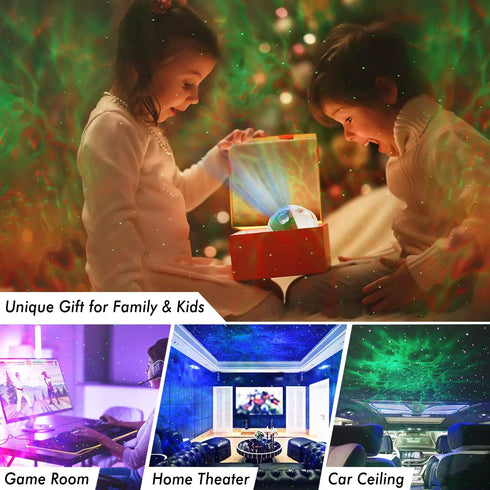 SHJQJJLBCQ Galaxy Light Projector for Kids and Adults - Astronaut Night Light for Bedrooms and Playrooms - Star Ceiling