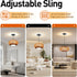 YUASDUU E26 Rattan Pendant Light, Boho Pendant Light Bamboo Pendant Light Handmade Woven Pendant Light Kitchen Island