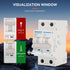 DC 2 Pole Miniature Circuit Breaker, 500V 50Amp, Thermal Magnetic Trip for Solar DC System