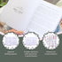 Elegant Linen Bible Verse Mapping Journal - Premium Blue Jade Study Kit