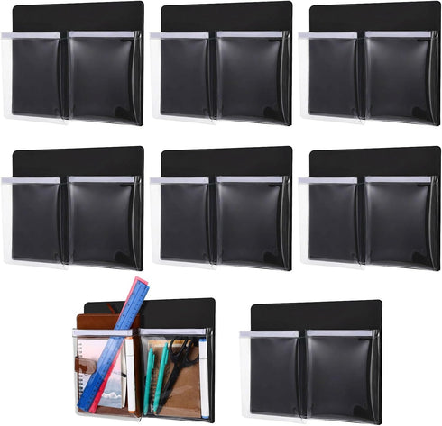 Jaloro 8 Pack Magnetic File Holder for Refrigerator 12 x 9.5 Inch Hanging