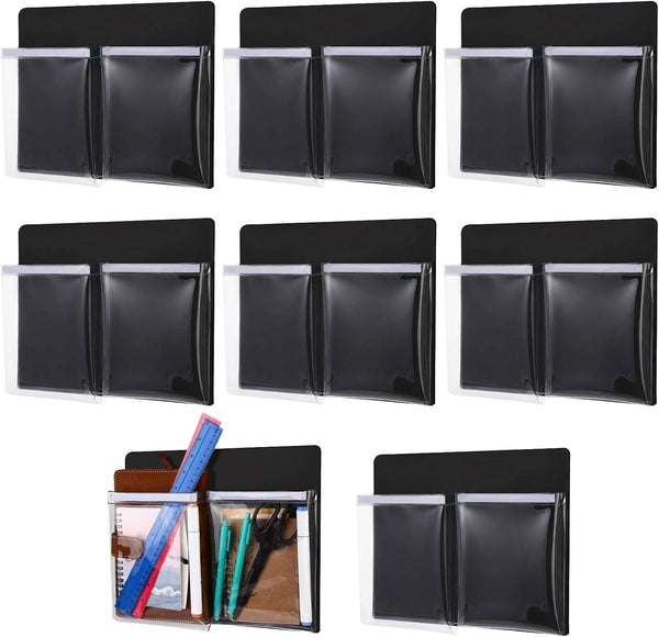 Jaloro 8 Pack Magnetic File Holder for Refrigerator 12 x 9.5 Inch Hanging