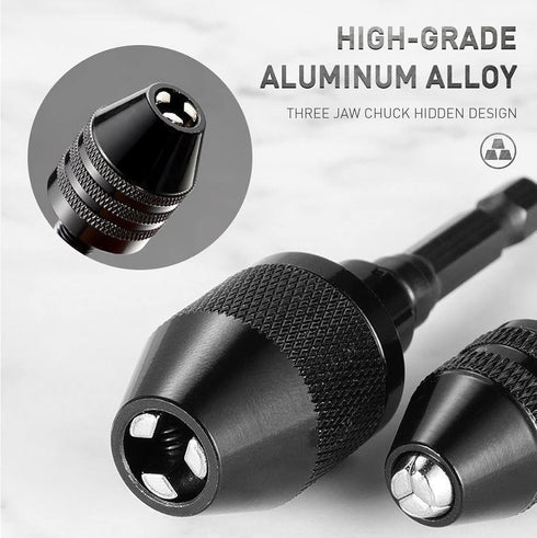 2 Pack YAFIYA Quick Change Keyless Drill Chuck Adapter Compatible with 4486 Rotary Tool 3000 4000 7700 8200