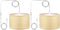 PATIKIL Plug in Pendant Light, 2 Pack 15Ft Rope Cord Hanging Lamp