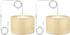 PATIKIL Plug in Pendant Light, 2 Pack 15Ft Rope Cord Hanging Lamp