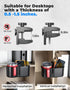 kemimoto Desk Cup Holder, Caddy Organizer for Office Table, Lawn Chair, Golf Cart, Suitable for Most 18-32 oz Bottles