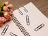 Tupalizy 2 Inch Large Smooth Paperclips, 60PCS Decorative Memo Note Clips for Document Organizing (Black)