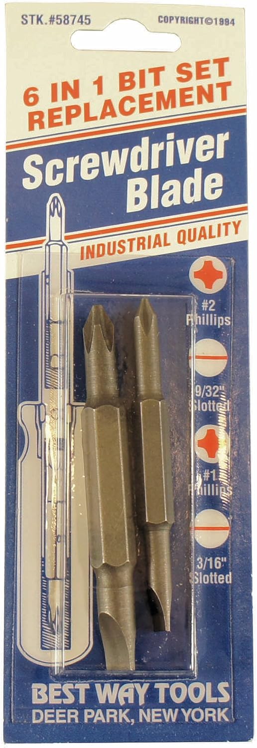Best Way Tools 58745 6-in-1 Replacement Bit Set