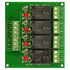 Electronics-Salon 4 SPDT 10Amp Power Relay Module, DC 12V Version