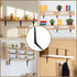 Mormchlots 24Pcs 10 8 Inch x Black Shelf Brackets, Heavy-Duty Metal Steel Corner L Brackets for Shelves Shelf