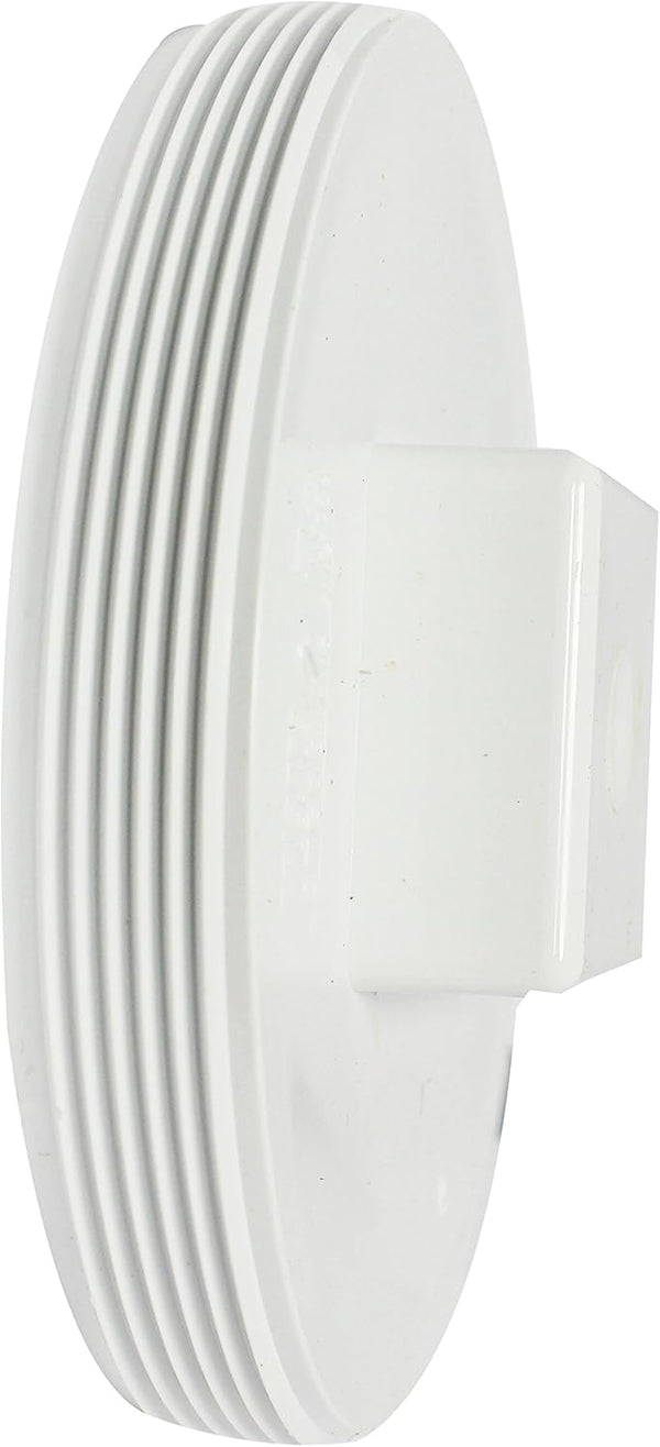 Canplas 193057S PVC DWV Cleanout Plug with Line, 6-Inch