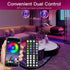 Baeyateda 26ft (26ft) Battery Operated LED Strip Lights RGB Color Changing, Music Sync, Remote & App Control