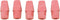 Integra Pencil Cap Eraser for Standard Pencils, 144 per Box, Pink