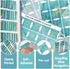 66 Holy Bible Tabs for Women and Men, Laminated Position Index Tabs, Large Print Easy-to-Read Bible Markers, Study