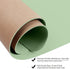 Boutilon Leather Mouse Pad - Extended Desk Pad for Keyboard and Mouse, Non-Slip Study Desk Protector, 35"x17" (L-Green)