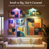 Kandicyar 3-Pack 13 Picture Lights for Wall, RGB Color Changing Led Art Display Light with Rechargeable Battery