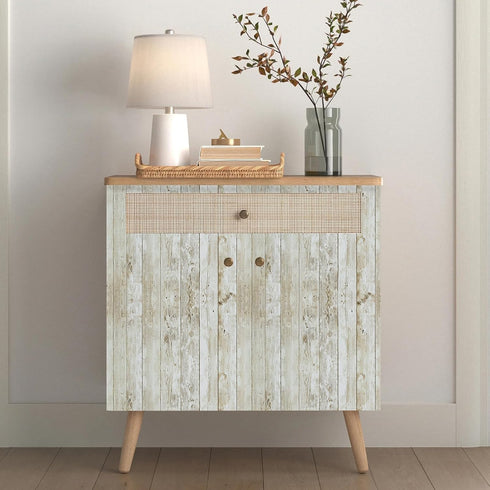 Abyssaly Peel and Stick Wallpaper, 17.71 in X 18 ft Self-Adhesive Removable Wood Decorative Wall