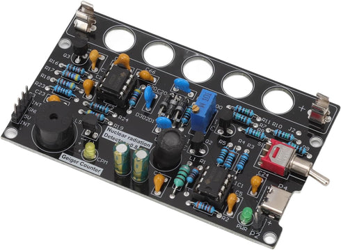 Counter 380V 550V 123g 5.1x10x1.2cm Pilipane Geiger Kit Assembled DIY Nuclear Radiation Detector Tube for Gas