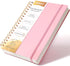 Yoment Spiral Notebook, College Ruled 7.3" X 10.2", 300 Pages Thick Notebook for Work, Pink Cover