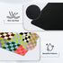 iCasso Checkered Desk Mat, Cute XXL Large Mouse Pad for Desk Cover, Anti-Slip Big Mousepad with Stitched Edges