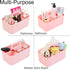 Tiawudi Multipurpose Caddy Organizer, Plastic Stackable Desk Organizer with Handle for Stationery, Office Supplies