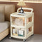 Generic 2/3/4-Tier Rolling Storage Cart Multi-Purpose Organizer for Kitchen, Bathroom & Living Room,