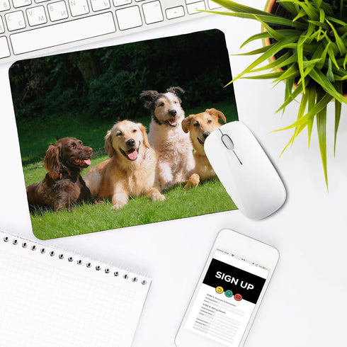 Nicunom 40 3mm Pcs Sublimation Mouse Pad Blanks, Heat Press Printing Crafts Mousepads Thick DIY Custom Mouse Pads