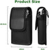 YurMemo TC21 TC26 TC51 TC52 TC53 7.3 Inch,with Rugged Scanner Holster,Carrying Case Pouch for Zebra Most Handheld