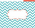 Barker Creek Designer File Folders - Set of 24, Beautiful Chevron, Multicolor Chevrons, Letter Size, 1/3 Cut Tabs