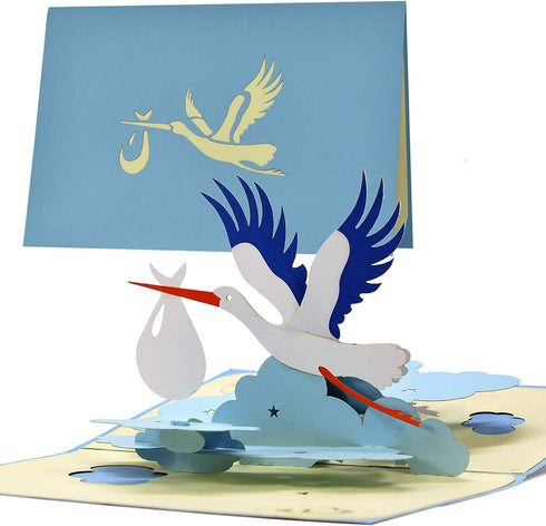 Diese-Klappkarten Congratulations Card for Birth Boy | Greetings Card Birth with Pop Up